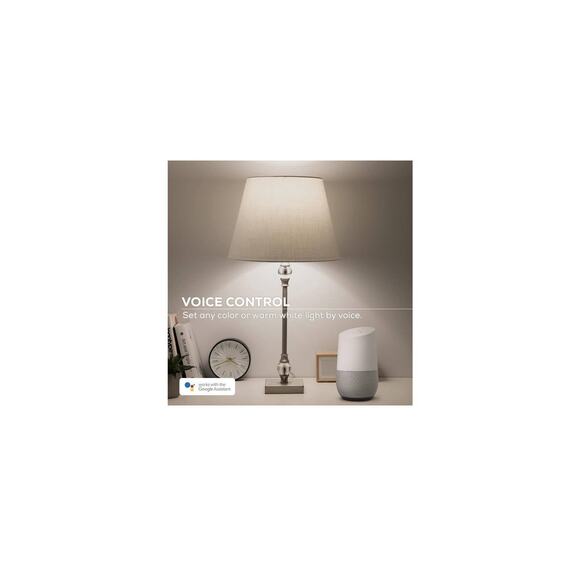 Merkury Innovations A21 smart multicolour led wifi bulb 75watt dimmable 2-pack - Picture 3 of 8